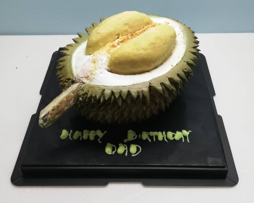 Sam's Bake Journal: 3-Dimensional Durian Cake (Esplanade)